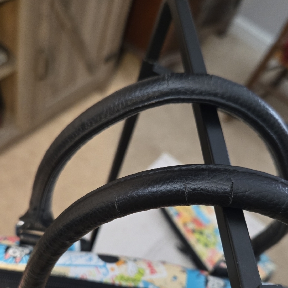 Disney Multicolor Cartoon Patchwork Satchel With … - image 3